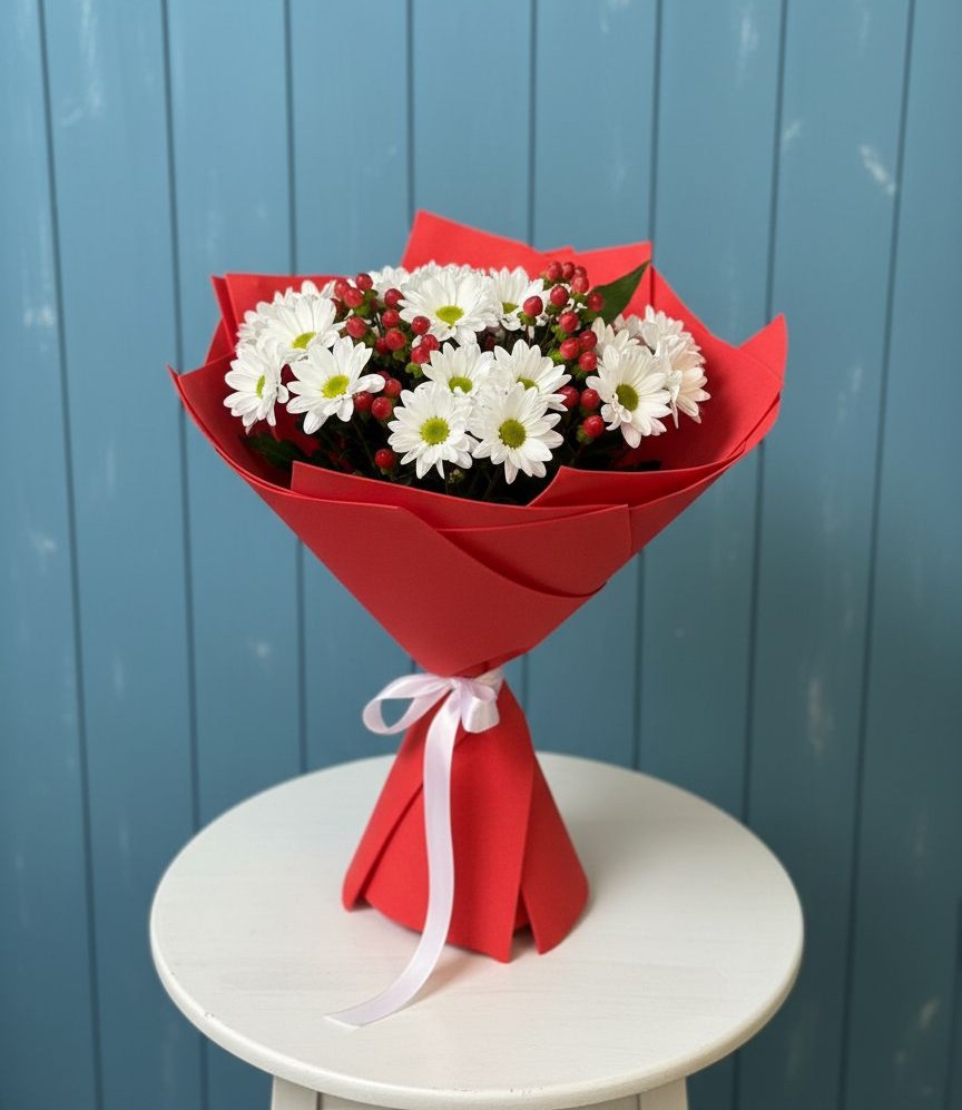 Букет цветов из: Хризантемы в Подколодновке