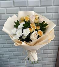 Букет цветов из:  Розы и Хризантемы в Подколодновке