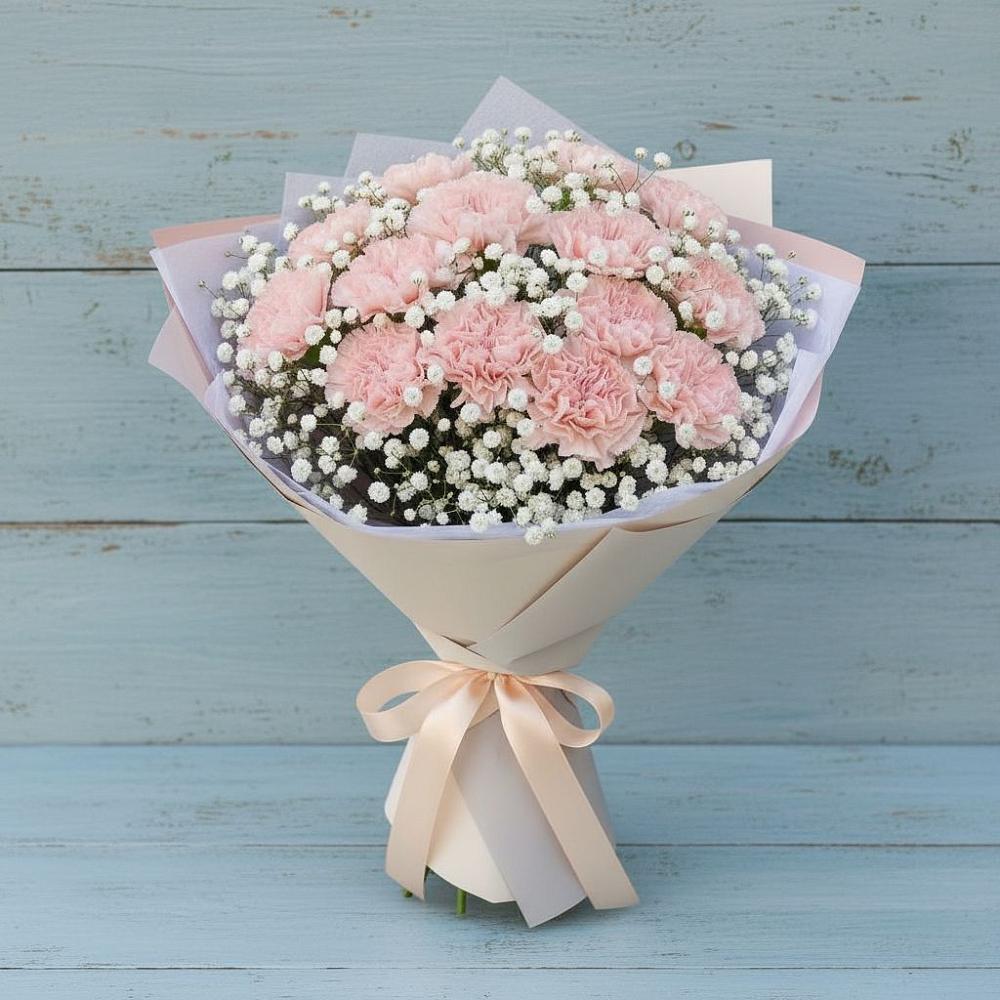 Букет цветов из: Гвоздики в Подколодновке