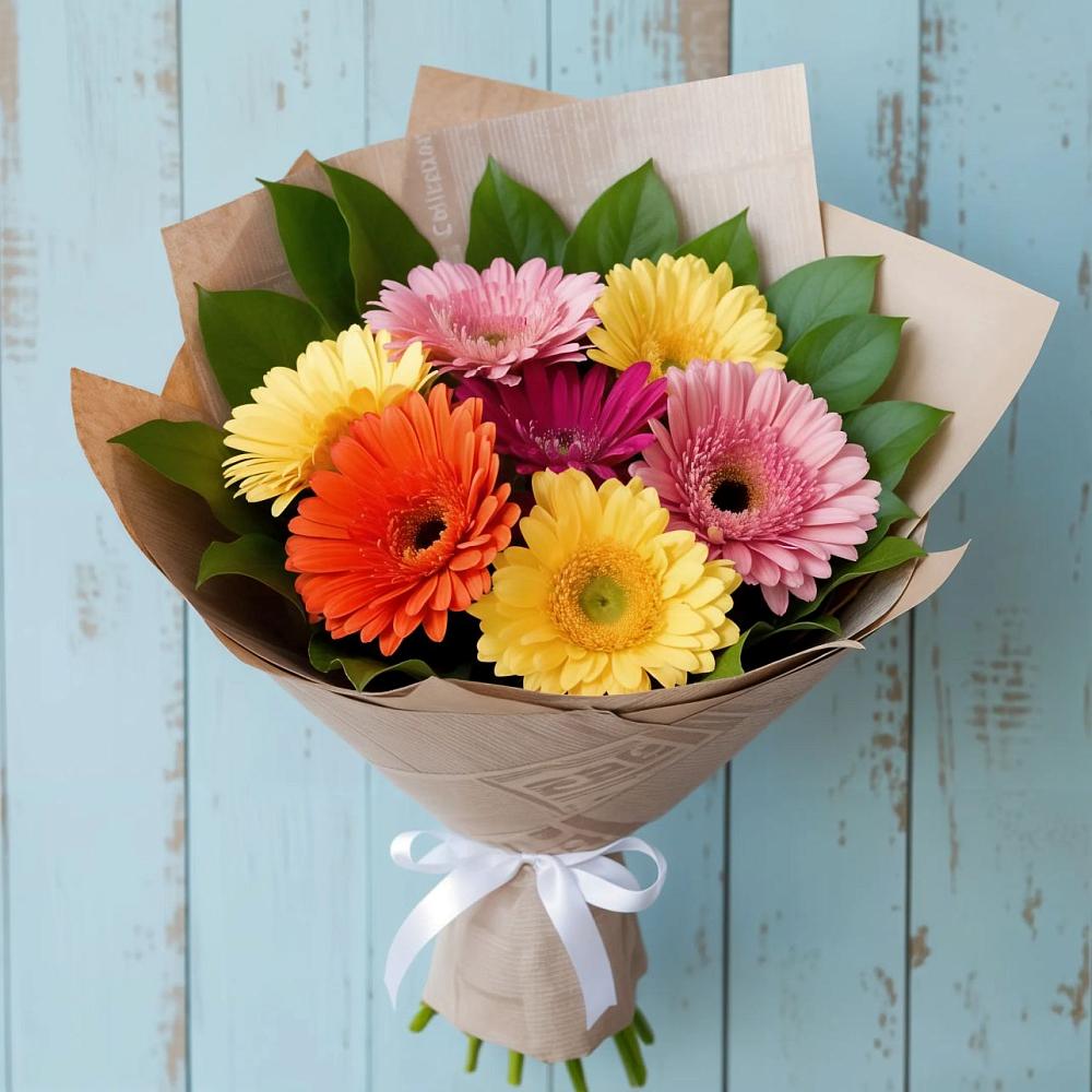 Букет цветов из: Герберы в Подколодновке