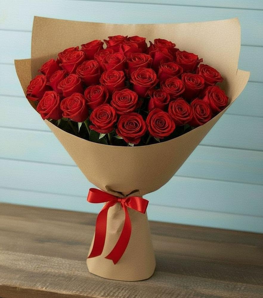 Букет Красные розы Милано в Подколодновке