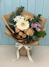 Букет цветов из:  Герберы и Хризантемы в Подколодновке