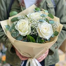 Букет Нежные грёзы в Подколодновке Букет цветов из: Розы в Подколодновке