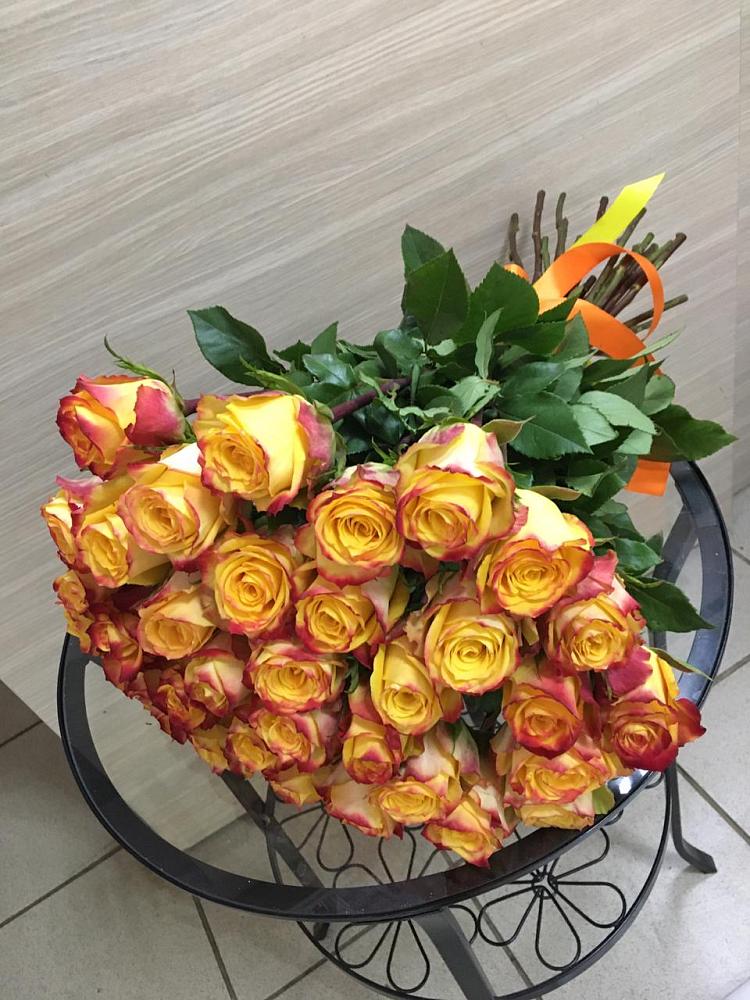 Букет Желтые розы в Подколодновке