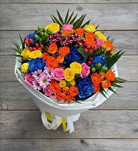 Букет цветов из:  Розы и Хризантемы в Подколодновке