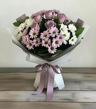 Букет цветов из:  Хризантемы и Розы в Подколодновке