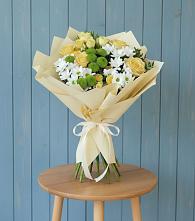 Букет цветов из:  Хризантемы и Розы в Подколодновке