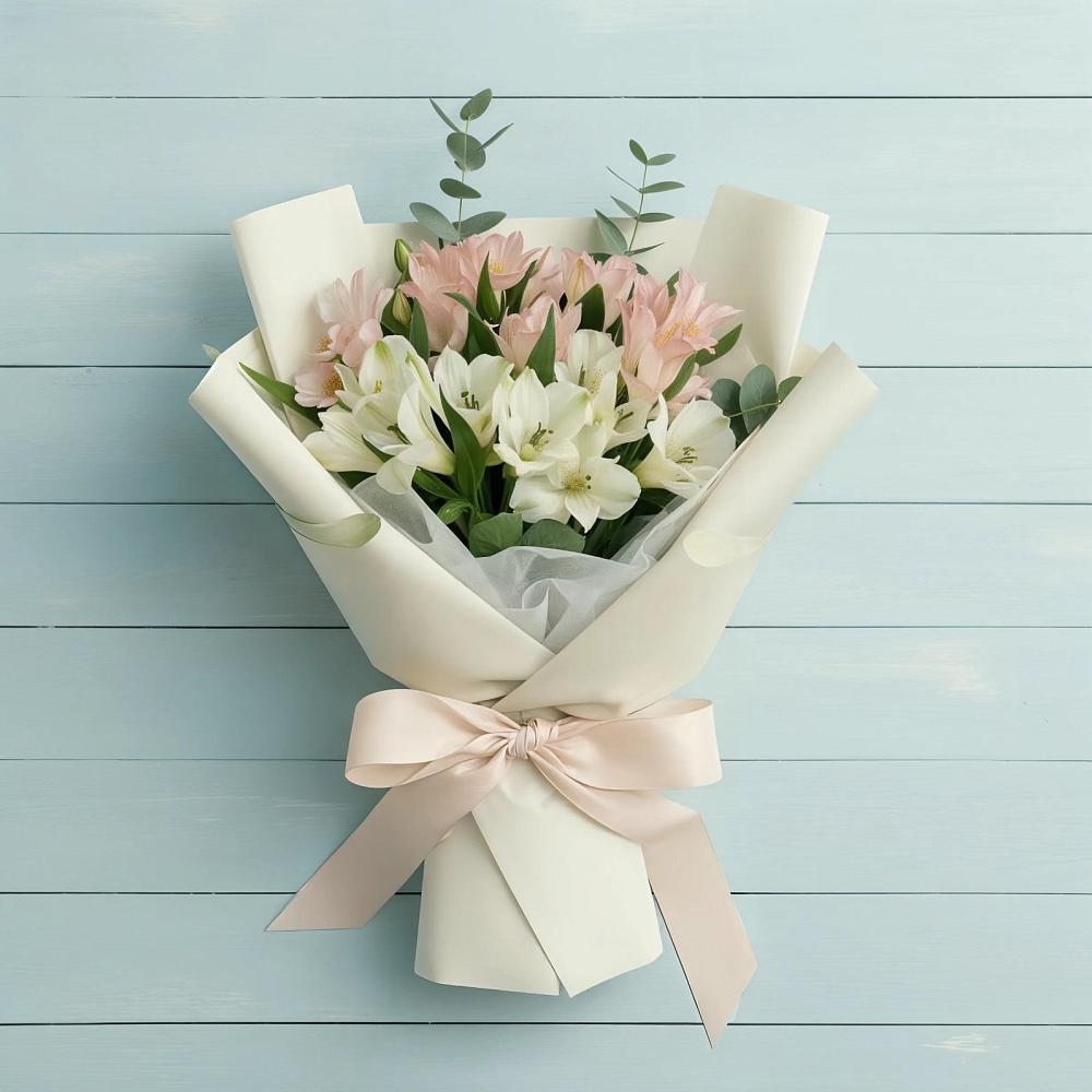 Букет цветов из: Альстромерии в Подколодновке